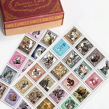 7321 Design郵票貼紙組V4-愛麗絲A02