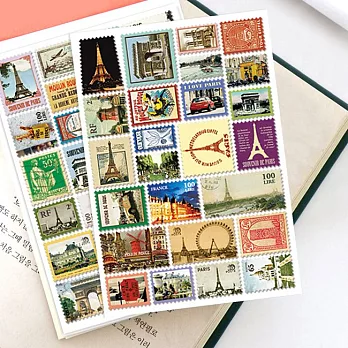 7321 Design郵票貼紙組V4-巴黎B01