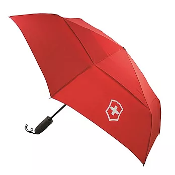 Victorinox 瑞士維氏TA 4.0 鈦金屬防風自動雨傘-紅