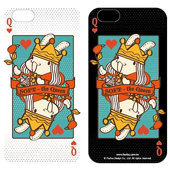 《Foufou x 火柴邦》iPhone6 Plus手機殼- Poker Queen黑