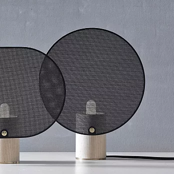 樹火好生活 x 柒木設計 / 扇燈(圓)圓形黑色