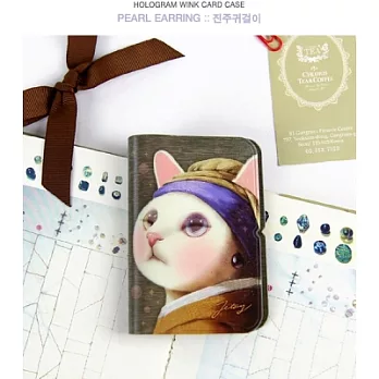 JETOY, 甜蜜貓 信用卡 卡套_Pearl earring