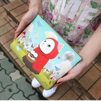 JETOY,Choo Choo 甜蜜貓 可愛 手拿包_Red hood