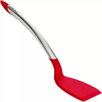 《CUISIPRO》鋼柄矽膠鍋鏟(紅7.5cm)