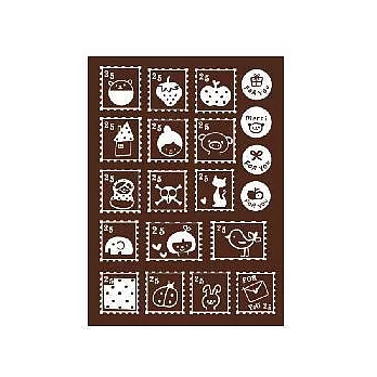 燙畫熱燙貼 布藝手工燙畫-可愛水果【中號】((黑色))