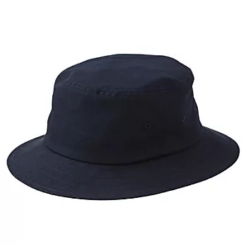 [MUJI 無印良品]兒童棉質有簷帽深藍52cm