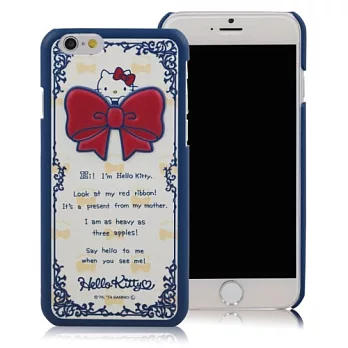 Hello Kitty iPhone6/6s (4.7)3D蝴蝶結手機殼