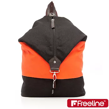 Freeline亞瑞輕便後背包(黑/橘)-FB13076BO黑/橘
