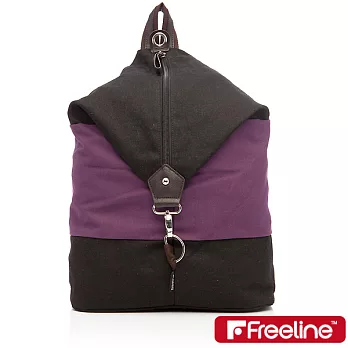 Freeline亞瑞輕便後背包(黑/紫)-FB13076BU黑/紫