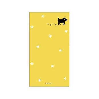 MIDORI POCKET DIARY 2016手帳長形(月間)-小黑狗