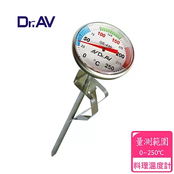 【Dr.AV】GE-430 平底鍋專用 溫度計 (日本設計 平底鍋專用夾)