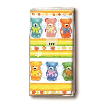 《Paper+Design》紙手帕-Colourful Teddies色彩繽紛的泰迪熊