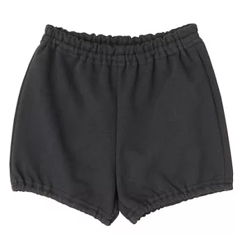 [MUJI 無印良品]幼兒棉混每日兒童服短褲80黑色