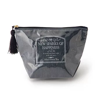 【Afternoon Tea】休閒字母船形化妝包(海軍藍)