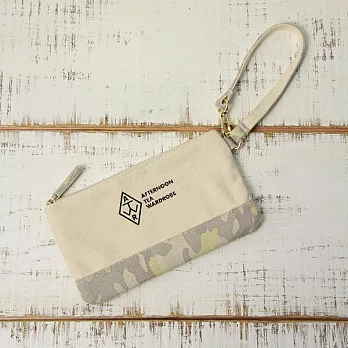 【Afternoon Tea】休閒時尚手拿化妝包(迷彩)