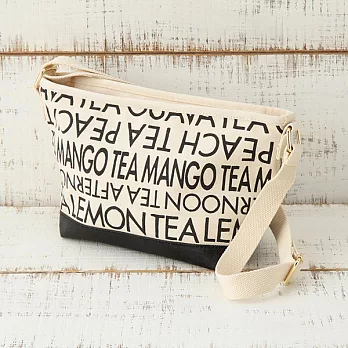 【Afternoon Tea】休閒時尚迷你肩背包(文字)