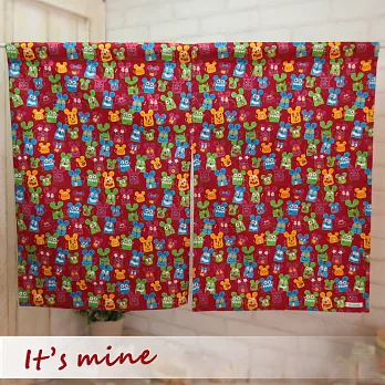 It’s mine 門簾系列《M》-跳跳鼠-紅