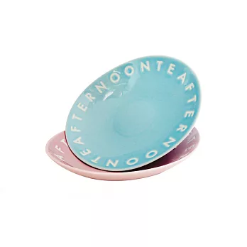 【Afternoon Tea】台灣限量限定-AT文字LOGO雙色義麵盤組(粉藍/粉紅)