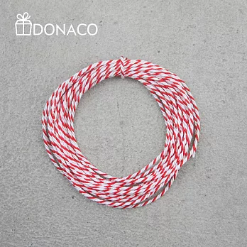 《Donaco 多納客》日本京都 三撚繩 手作專用編織絲繩(紅白)