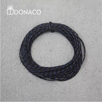 《Donaco 多納客》日本京都 三撚繩 手作專用編織絲繩(黑藍灰)