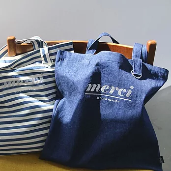 PlanD MERCI 環保收納袋-丹寧風