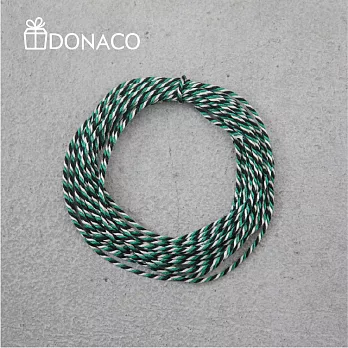 《Donaco 多納客》日本京都 三撚繩 手作專用編織絲繩(黑綠黃)