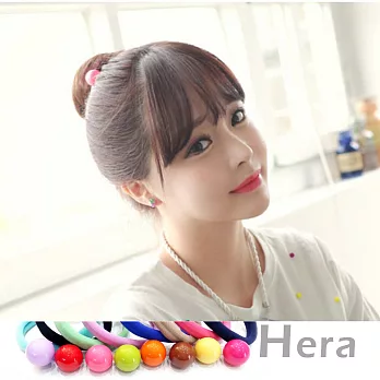 【Hera】赫拉 韓國同步繽紛馬卡龍球球髮圈/髮束(色系隨機)
