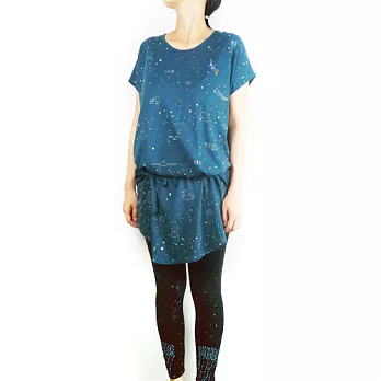 :Urb.【潛水員】長橢圓附繩多穿款FREE灰藍