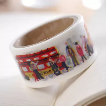 【Aimez le style】和紙膠帶_倫敦巴士站的日常