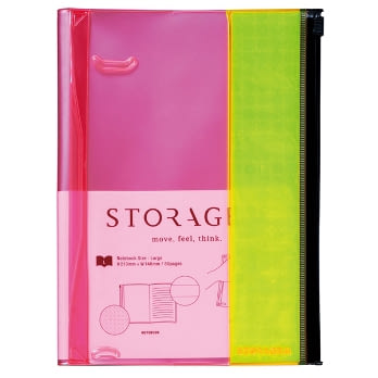 【MARK’S】STORAGE.it 收納筆記本_螢光限定版(鮮黃)