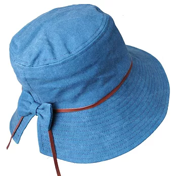 layoo 來喲│【蝴蝶帽】大帽沿 遮陽帽 小顏感 -水洗牛仔藍