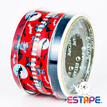 【ESTAPE】易撕貼 抽取式 OPP 裝飾封貼膠帶 (搞鬼版-吸血古拉爵)