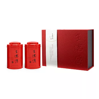 《王德傳》竹馨環保禮盒(阿里山烏龍120g+金萱烏龍120g)