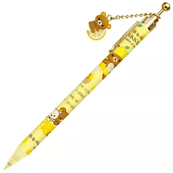 San-X 拉拉熊水果檸檬園系列自動鉛筆。黃