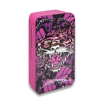 ED HARDY 5200mAh行動電源-粉紅老虎蝴蝶