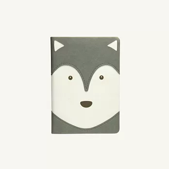 【Daycraft】動物趣臉系列筆記本 – A6 , 哈斯基犬