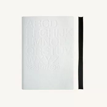 【Daycraft】旗艦古騰堡系列筆記本 –A6 , Helvetica白色