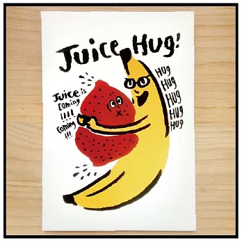 《ILLUK》明信片-Wanying Hsu 燙金系列 - Juice Hug