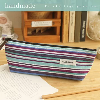 TinyLove 帆船筆袋‧彩色五線譜(璀藍)