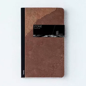 TreAsia_Stone Notebook| 原石筆記本紅_大本