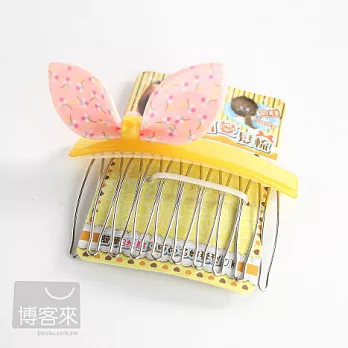dadaisun 壓克力兔子髮梳-大碎花