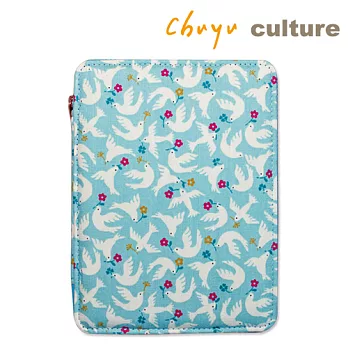 珠友 A6/50K 2016年1日1頁日誌/手帳-拉鍊包B藍