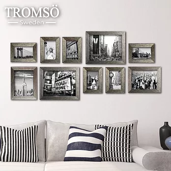 TROMSO-時尚紐約刷銀相框牆10框組