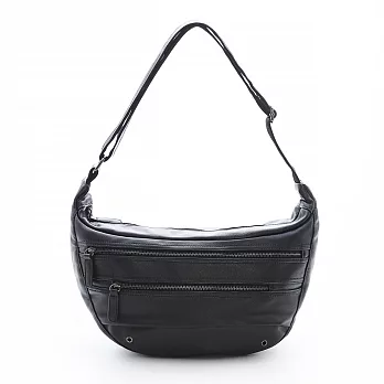 PORTMAN 皮革帆船包 PM152029暗黑