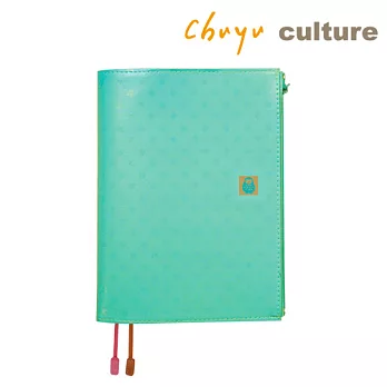 珠友 A5/25K 2016年1日1頁日誌/手帳-水玉B青色