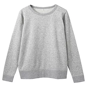 [MUJI 無印良品]女棉混彈性裏毛套衫XL灰色
