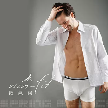 SANTO win-fit 微氣候機能內褲 白M白色
