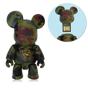 ED HARDY 限量版公仔熊16GB USB-迷彩老虎