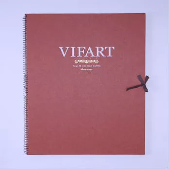 【maruman】vifART_粗紋水彩簿(F8)(紅)
