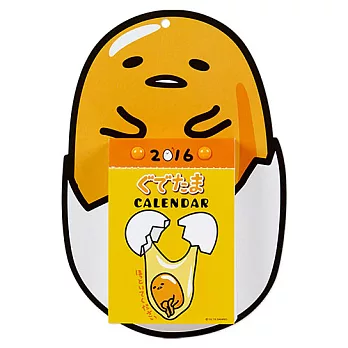 《Sanrio》蛋黃哥 2016造型迷你壁掛日曆